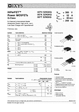 DataSheet IXFK52N30Q pdf